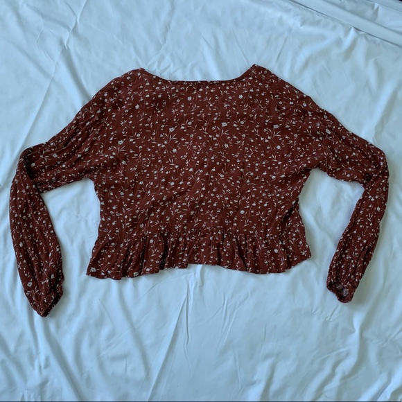 LA Hearts Cropped Long Sleeve Top - Picture 4 of 5